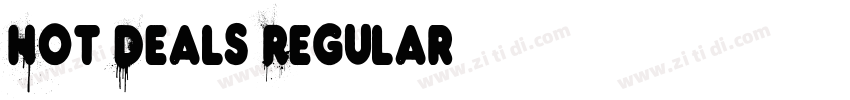 Hot Deals Regular字体转换